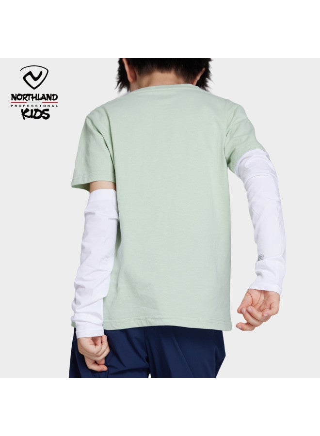 NorthLand Kids Arm Sleeves - Large Size Cooling Bamboo Fiber Uv Protection Sunscreen Sleeves For Outdoor Cycling & Sports - Image 5