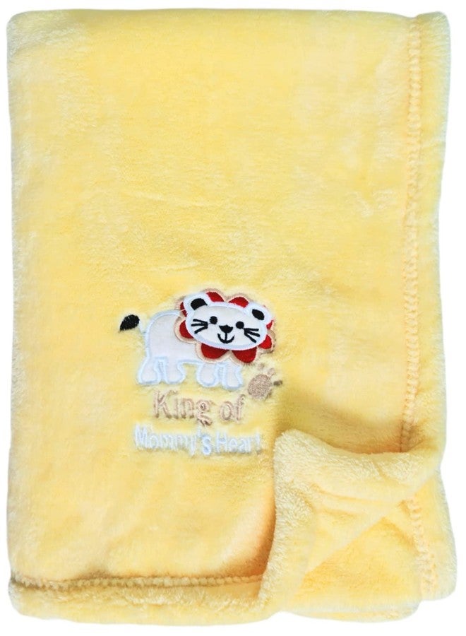 First Kick Baby Coral Flannel Polyester Bath Towel New Born Pack of Soft Bath Towel Wrapper for Baby Boys and Baby Girls 100 cm x 80 cm, 0-36 Months Set of 1 Pieces - Image 2