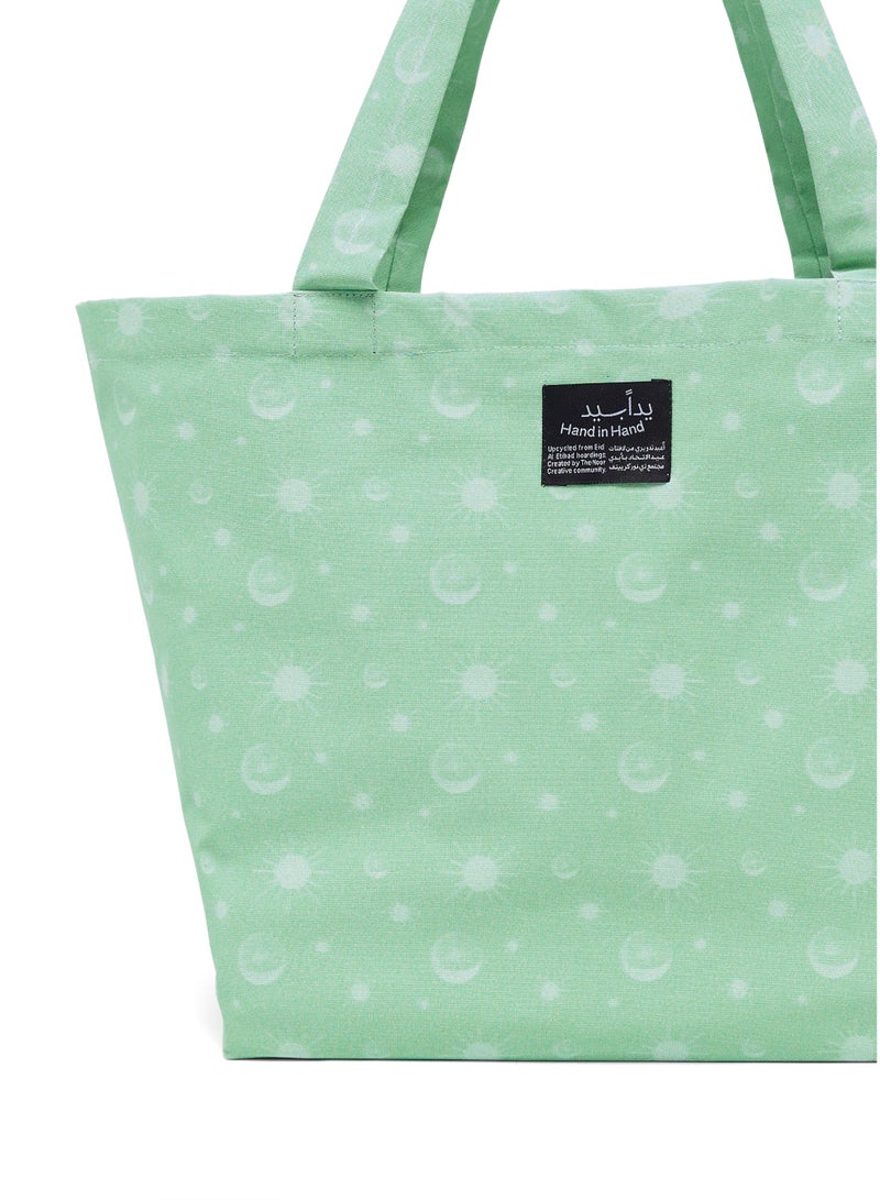 UAE Year Of Upcycled Medium Totebag with Pocket - Image 1