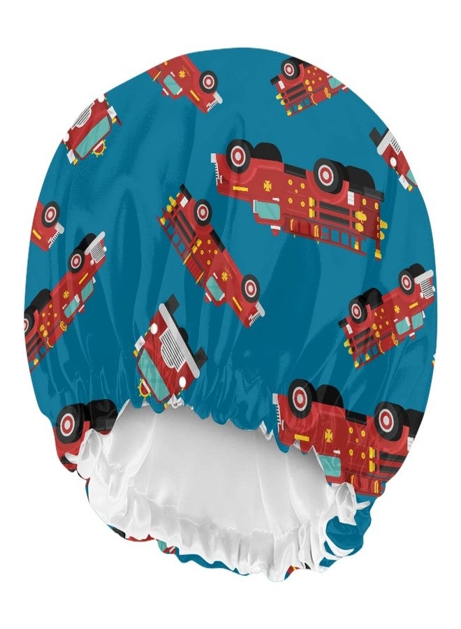 Babrukda Cars Print Kids Satin Sleep Cap, Elastic Adjustable Band Hat Night Sleeping Head Cover for Hair Protecte Satin Bonnet Beanie Hat for Girls Boys Toddler Baby - Image 3