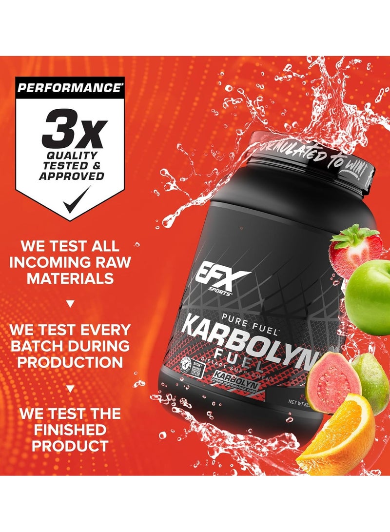 إي إف إكس سبورتس مكمل الكربوهيدرات كاربولِن - عصير الفواكه - (4 باوند) - Image 4