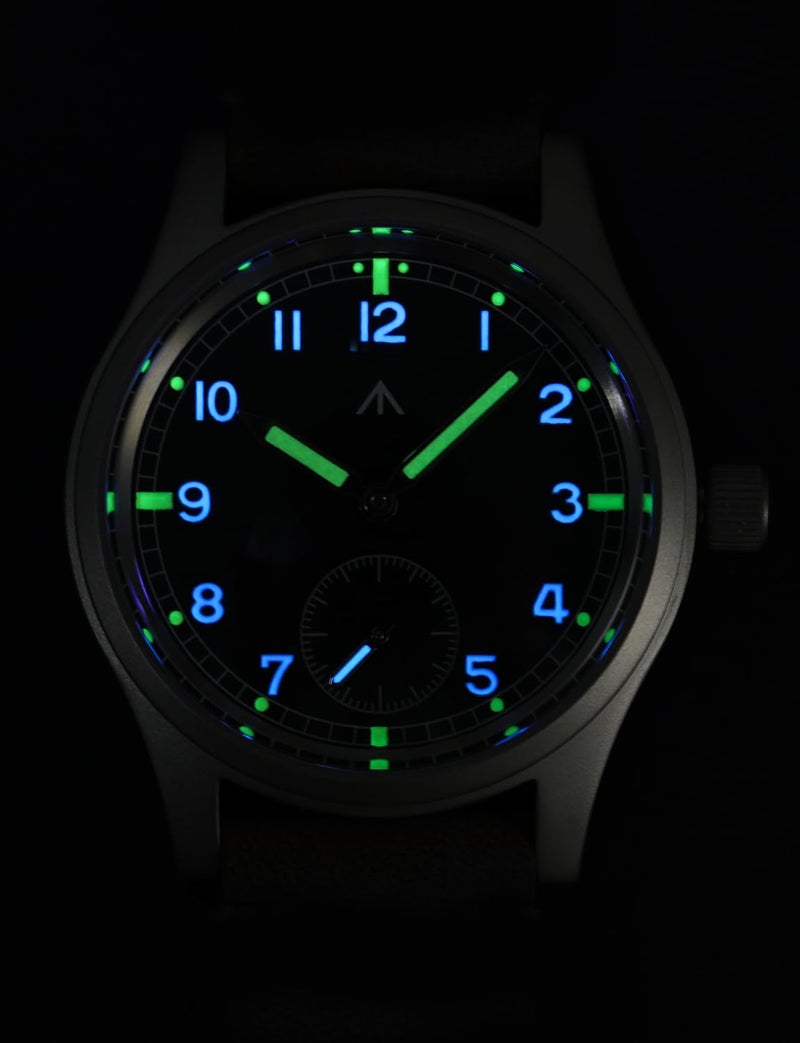 TACTICAL FROG Militado D12 V2 Military Mens Watch VD78 Quartz Sapphire Crystal C3 Luminous 36mm Dial Military-Style Dress Watches, 100M Waterproof - Image 4
