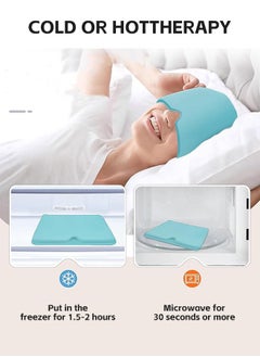 Fazza Migraine Relief Cap, Gel Headache Relief Cap, Migraine Ice Compress Turban Cap, for Puffy Eyes, Tension & Stress Relief, Reusable Cold/Hot Therapy (Blue)  - Image 3
