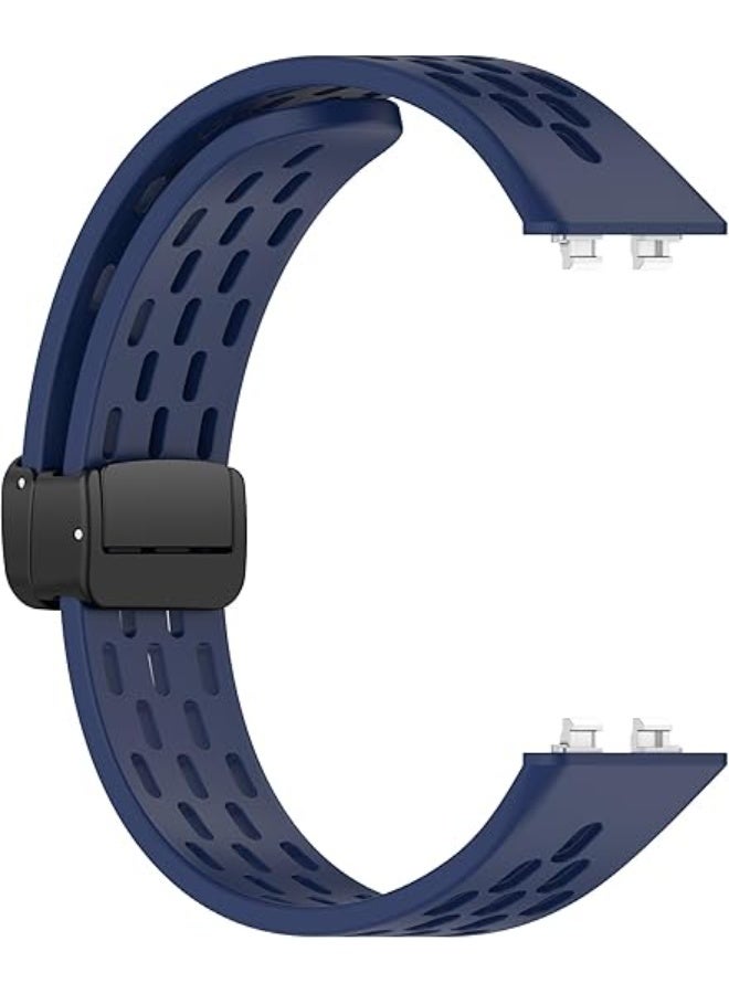 Breathable Soft Silicone Replacement Sport Strap Accessory Wristband Compatible with Huawei Band 11/11 NFC / 11 Pro / 11 Pro NFC - Image 3