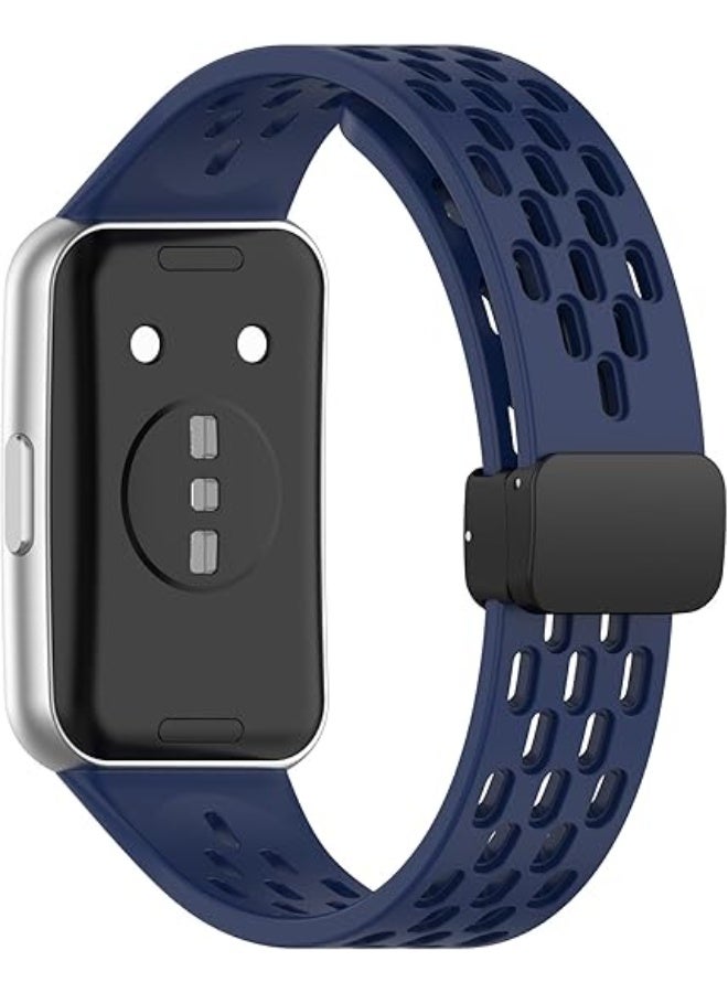 Breathable Soft Silicone Replacement Sport Strap Accessory Wristband Compatible with Huawei Band 11/11 NFC / 11 Pro / 11 Pro NFC - Image 2