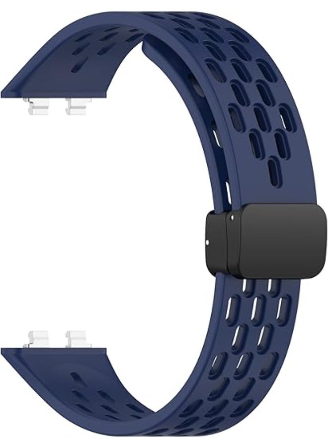 Breathable Soft Silicone Replacement Sport Strap Accessory Wristband Compatible with Huawei Band 11/11 NFC / 11 Pro / 11 Pro NFC - Image 4