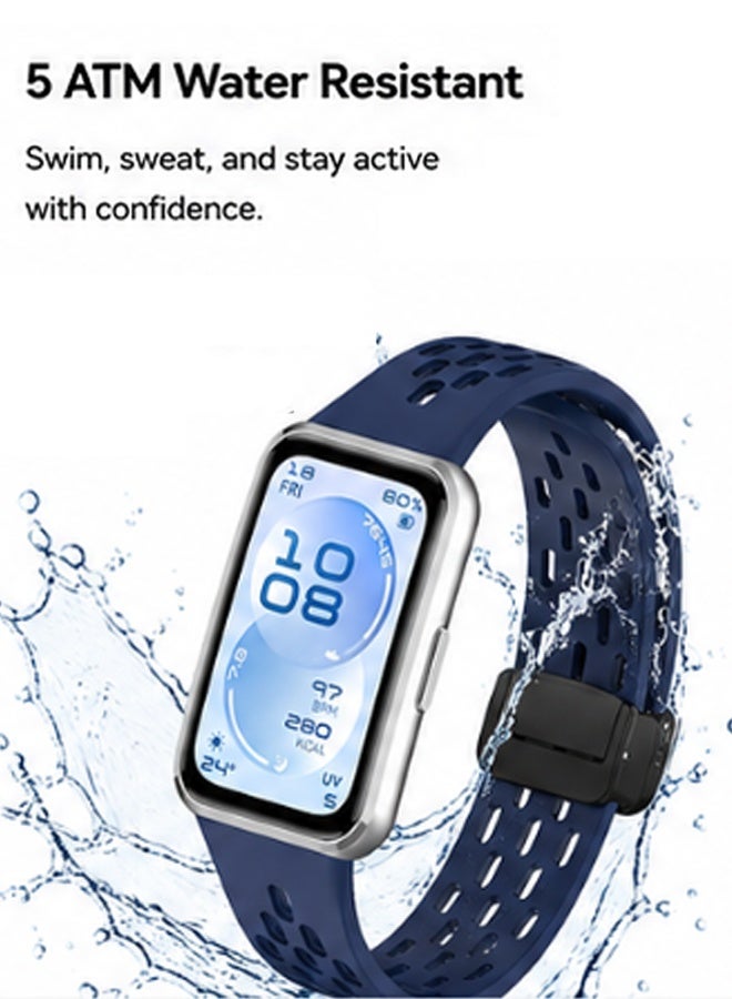 Breathable Soft Silicone Replacement Sport Strap Accessory Wristband Compatible with Huawei Band 11/11 NFC / 11 Pro / 11 Pro NFC - Image 5