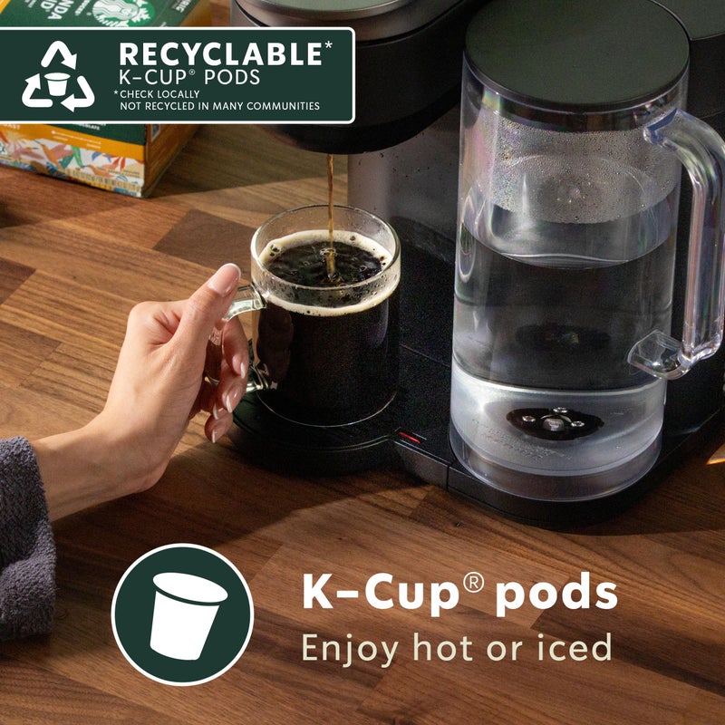 Starbucks K-Cup Coffee Pods, Starbucks Blonde Roast With 2X Caffeine, Hot or Iced Coffee, Veranda Blend, 60 Keurig Pods - Image 4