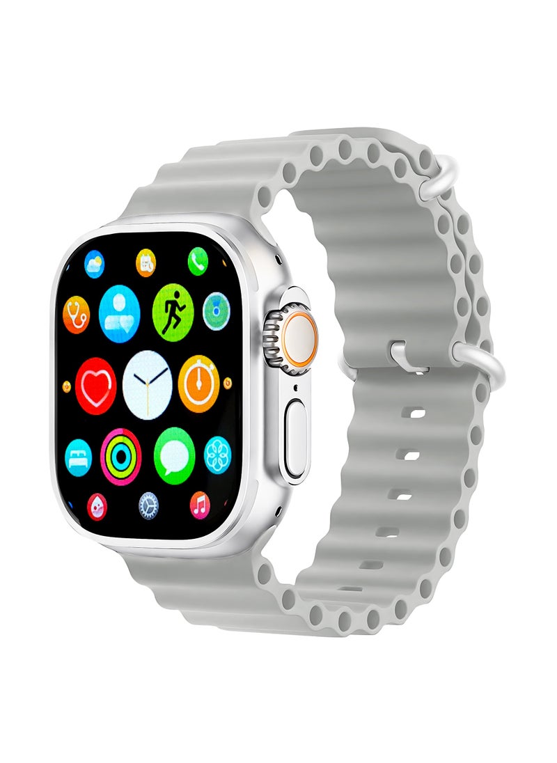 TOUCHMATE - TOUCHMATE Smartwatch with Bluetooth Calling & Extra Strap | Gray - Image 1