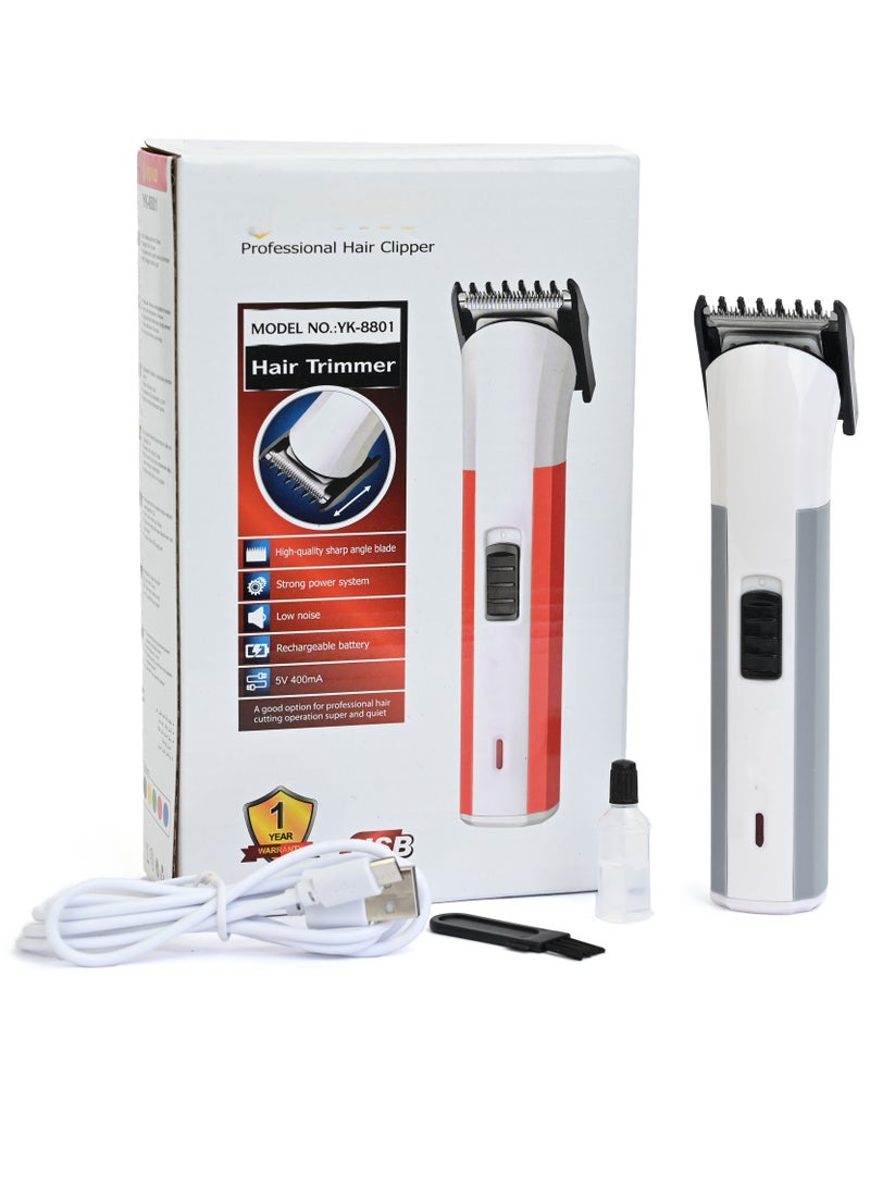 ماكينة قص الشعر الاحترافية للرجال والنساء/ ماكينة تشذيب الشعر بقوة عالية/ ماكينة تشذيب الشعر بشفرة زاوية حادة/ ماكينة قص الشعر منخفضة الضوضاء - Image 3