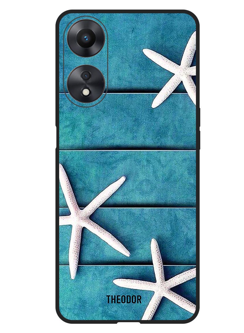 Theodor Protective Case Anti Scratch Shock Proof Bumper Cover For Oppo A1 5G Star Fishes - Image 1