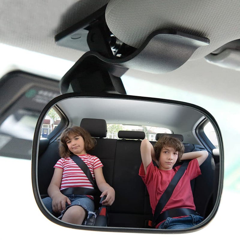 Akexermu Automotive Interior Rearview Baby Mirror right Wide Angle Convex Mirror for Infant Toddler Child Children Backseat Adjustable Rearview - Image 1