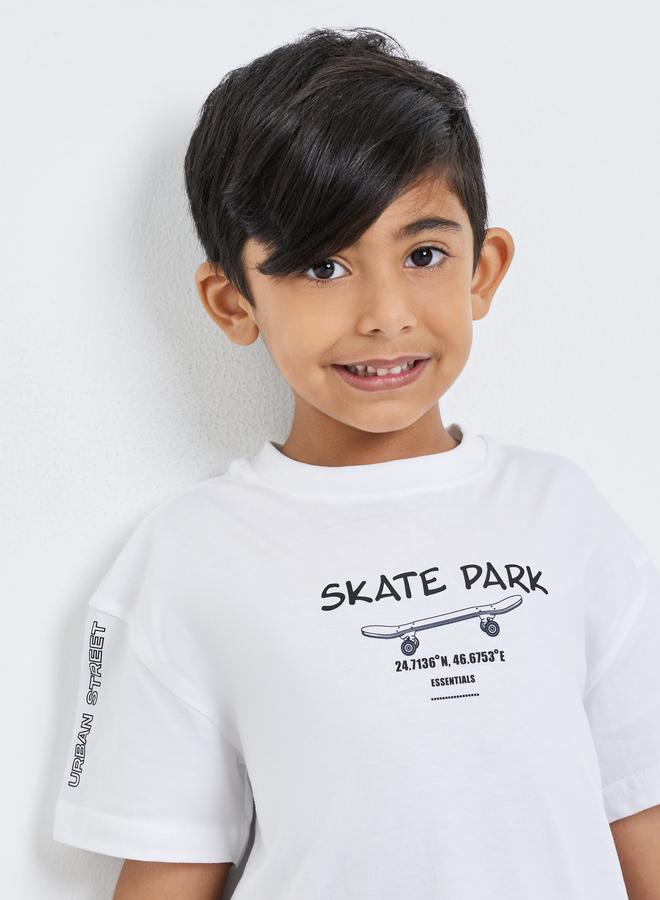 Styli Boys Graphic Print T-Shirt and Joggers Set - Image 3