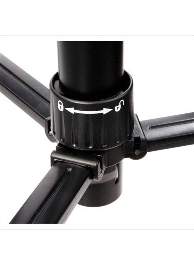 Magnus VT-300, Video Tripod System with Fluid Head, Extends to 64”, Max Load 15 lbs. Mid-Level Spreader, Replaceable Rubber Feet. Plus Quick Release plate, Pan Bar, Carry Case with Shoulder Strap - Image 5