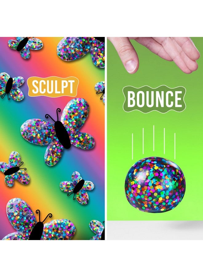 Crazy Aaron's Social Butterfly Thinking Putty 4 Tin Seethrough Putty Soft Texture Thinking Putty Nontoxic Sensory Play Putty Never Dries Out Creative Toy For Ages 3+ - Image 3