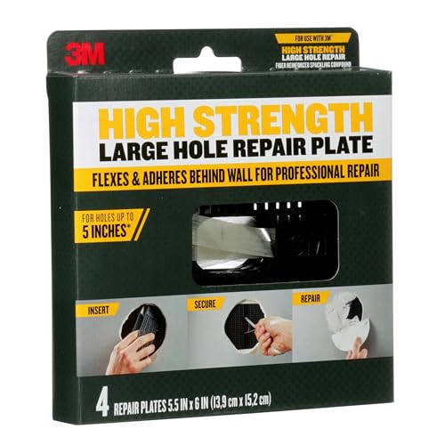 3M High Strength Large Hole Repair Plate, 4-pack - Image 3