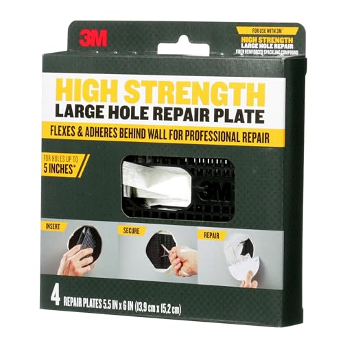 3M High Strength Large Hole Repair Plate, 4-pack - Image 2