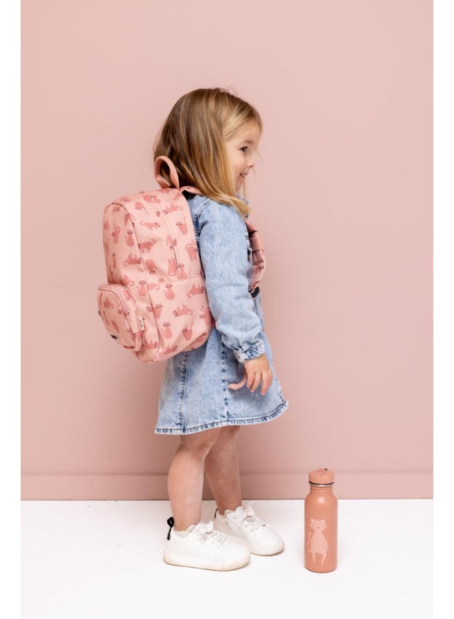 Trixie Kids Backpack Regular - 12 Inch/30.5 cm - Print Charming Cat - Image 1