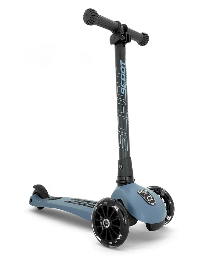 SCOOT AND RIDE Scoot & Ride Highwaykick 3 LED Steel - Image 1
