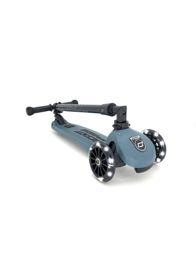 SCOOT AND RIDE Scoot & Ride Highwaykick 3 LED Steel - Image 4