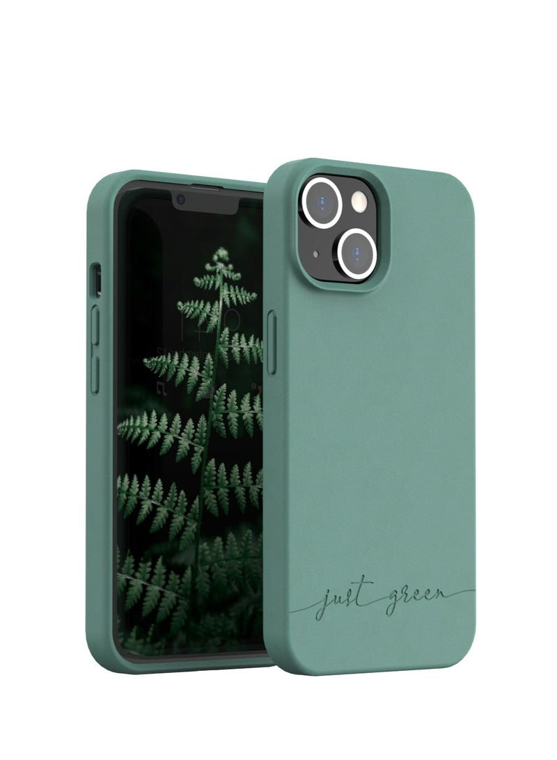 BIGBEN Just Green  iPhone 14 case Natural Night Green - Eco-designed - Image 1
