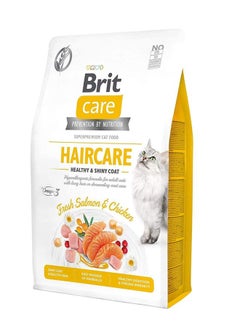 Brit Care Cat Grain-Free Haircare Healthy & Shiny Coat, 2kg