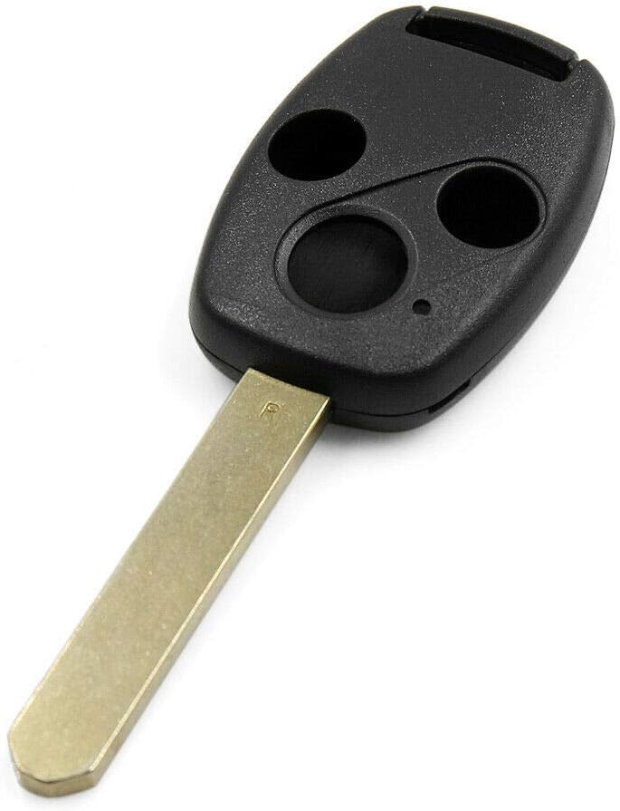 Rubik 3 Button Remote Cover Uncut Key FOB Shell Case For Honda Accord Civic Jazz Fit City Odyssey CRV Pilot Replacement Key - Image 1
