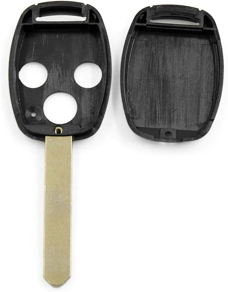 Rubik 3 Button Remote Cover Uncut Key FOB Shell Case For Honda Accord Civic Jazz Fit City Odyssey CRV Pilot Replacement Key - Image 3