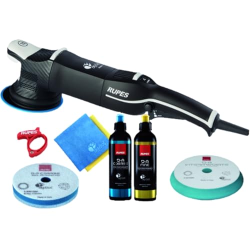 RUPES Bigfoot LHR15V/BAS Mark V Random Orbital Polisher Kit for Car Detailing & Removing Scratches | Pad Slipping Prevention | Anti-Spinning Ring | Improved Balance and Control - Image 1
