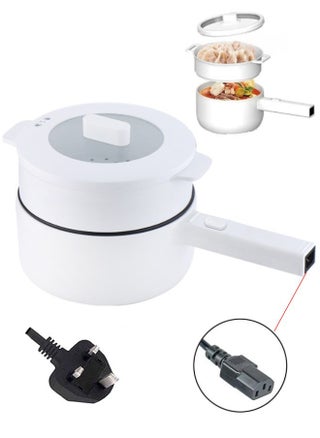 2L electric hot pot with steamer and temperature control, timed appointment, non-stick rice cooker shabu-shabu, frying pan, electric frying pan for noodles, eggs, steak, oatmeal and soup - pzsku/Z0796AC0BF4E096242D52Z/45/_/1732868654/b56fa071-e708-4b8b-9ad2-f6a60b86c596