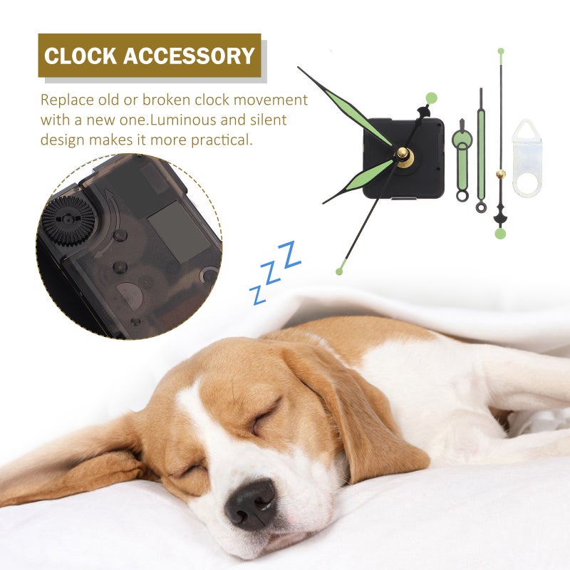 1 Set Wall Clock Movement DIY Mute Clock Pointer and Movement Accessories - Image 2
