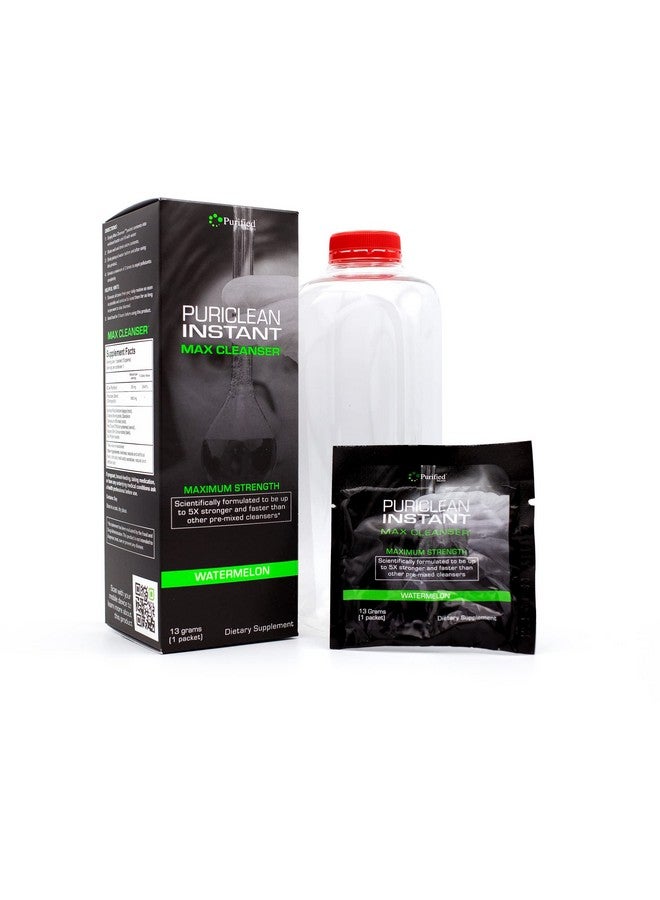 wellgenix مشروب بوريكلين ماكس ديتوكس في نفس اليوم، أقصى قوة لتنظيف سريع، مطهر عميق قوي بنكهة البطيخ (64 أونصة إجمالية) (عبوتان) - Image 2