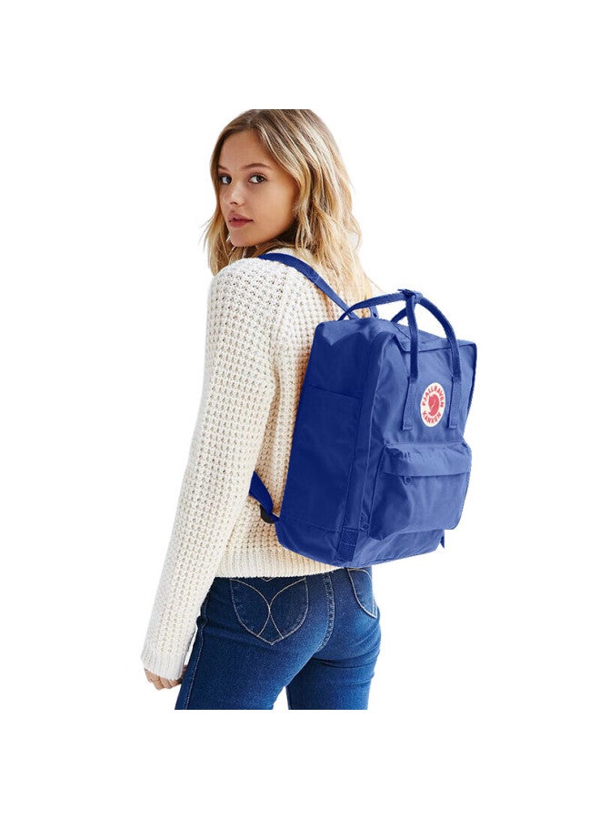 Fjallraven Arctic Fox Backpack, Casual Large Capacity Backpack For Women And Men, School Bag 23510-540, Royal Blue 16l, Summer Travel - Image 1