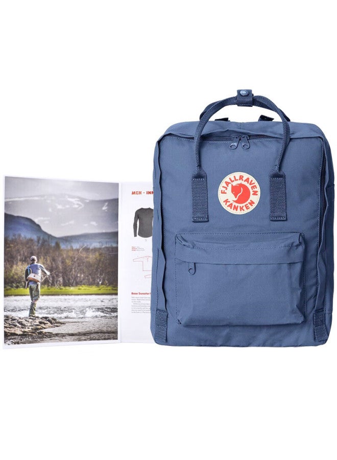 Fjallraven Arctic Fox Backpack, Casual Large Capacity Backpack For Women And Men, School Bag 23510-540, Royal Blue 16l, Summer Travel - Image 5