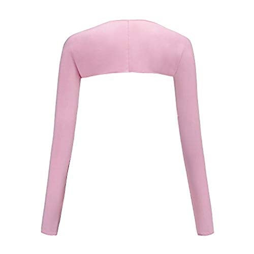 WoLover Women Cooling Shawl Arm Sleeve with Finger Hole, Comfortable & Breathable, Anti-UV, Ladies Sun Protection Cooler Shrug (Pink) - Image 2