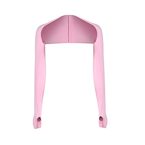 WoLover Women Cooling Shawl Arm Sleeve with Finger Hole, Comfortable & Breathable, Anti-UV, Ladies Sun Protection Cooler Shrug (Pink) - Image 1