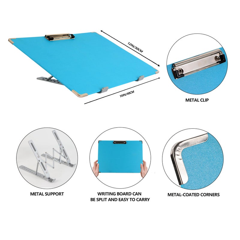 Farrdun Slant Board for Writing 16 x 12 Inch Adjustable Tilted Writing Board Sloped Surface to Improve Handwriting Legibility 20°Slanted Clipboard for Writing Reading Drawing - Image 5