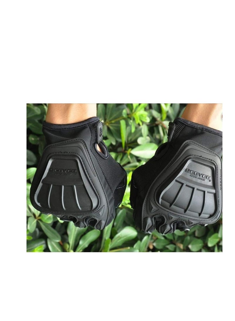 SCOYCO Motorcycle Gloves men, with Reinforced Knuckle,Anti-Slip,Breathable, Shockproof Powersports Protective Riding Gloves - Image 4