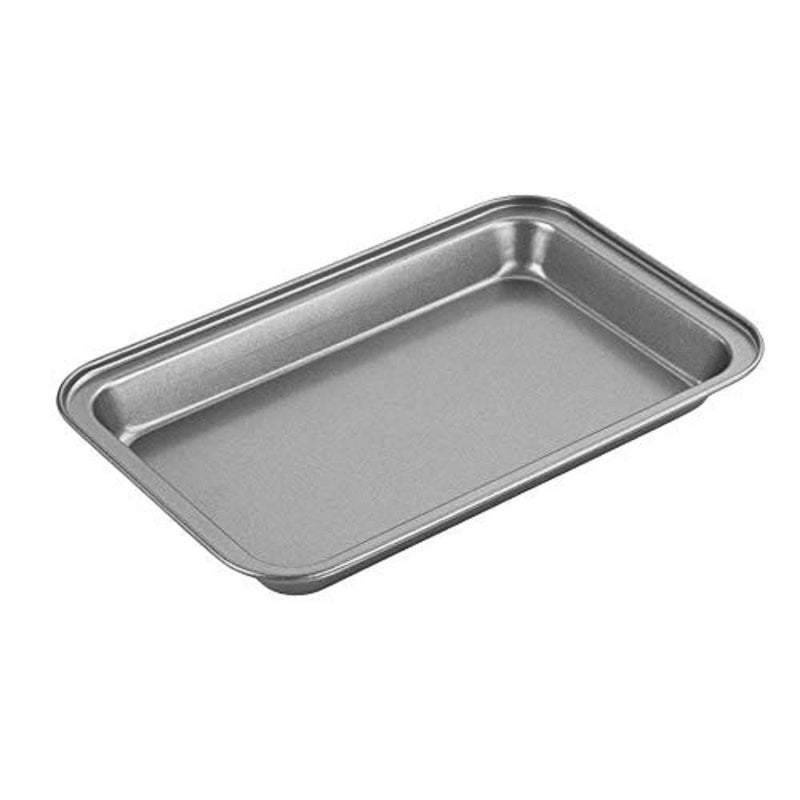Chef Aid Non Stick Brownie Tray Perfect for Traybakes and Flapjacks Internal Dimensions 25 x 16 x 2 cm Grey External Dimensions 285 x 18 x 2 cm 1 Unit