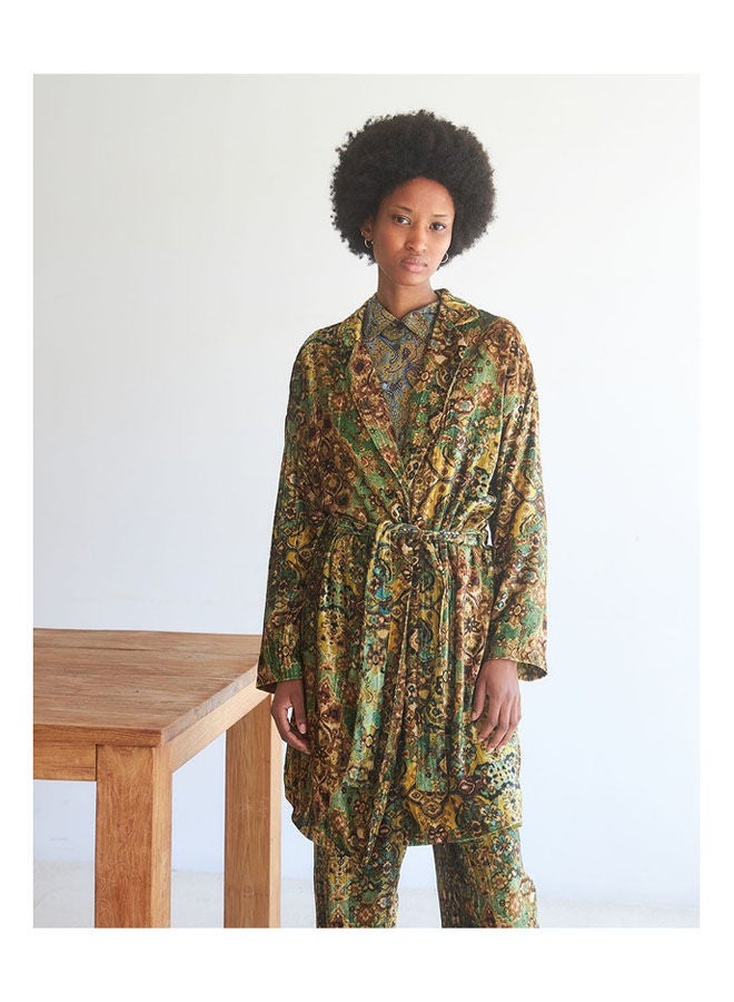 BSB PRINTED KIMONO WITH VELVET TOUCH - Image 2