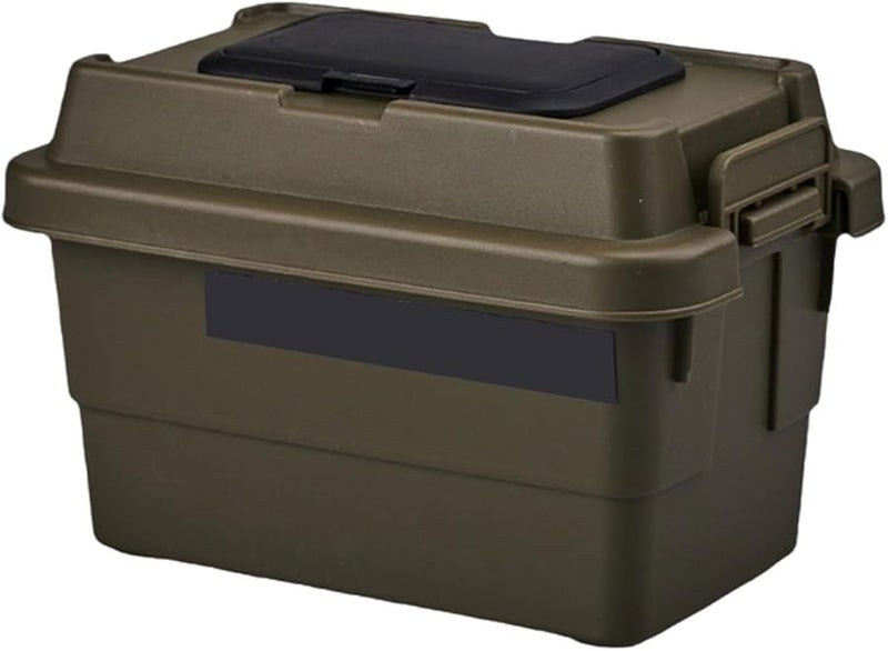 Army Green Outdoor Camping Storage Box Tissue Holder Portable Picnic Organizer - Image 1