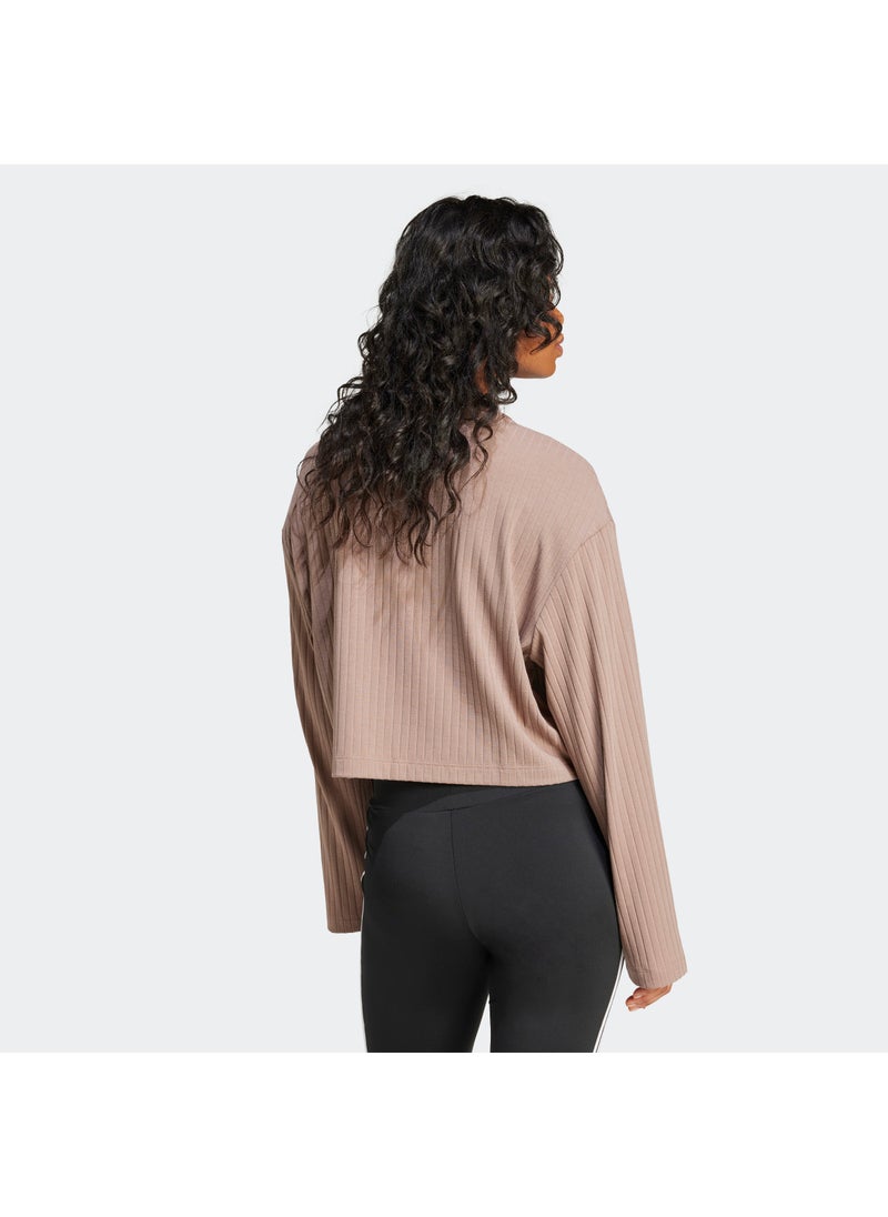 adidas Originals Essentials Wide Ribbed T-Shirt  - Image 2