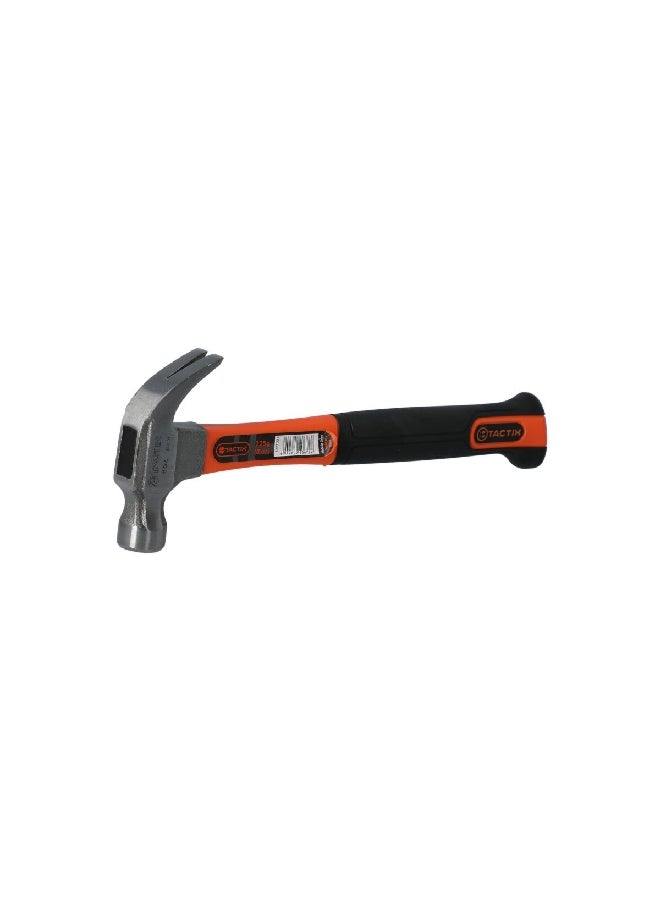Tactix 221001 Impact Resistant Fiberglass Handle Claw Hammer Black and Orange - Image 2