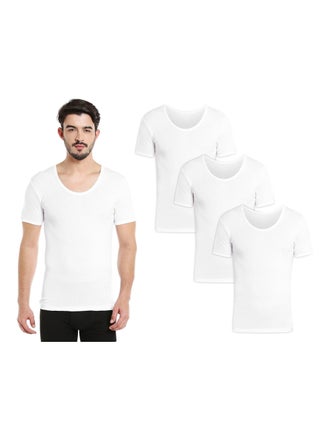MEN'S U-NECK COTTON UNDERSHIRT (PACK OF 3) - WHITE - pzsku/Z07979A55771EC068754EZ/45/1746230938/1bad1751-62d3-457a-adcb-a26700ccbf40