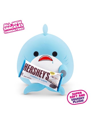 Snackles Series 2 Shark & Hershey (Cookies n Cream) 8 Inch Plush by ZURU, Ultra Soft Plush, Collectible Plush with Real Licensed Brands, Stuffed Animal, Giftable - pzsku/Z0797A1A20CBF291FFCD4Z/45/_/1731386929/fe7bf0a1-77fc-406a-a7b3-e505ab9abc36
