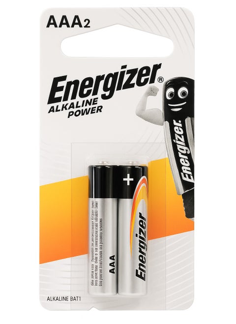 Energizer Alkaline Power Batteries - AAA [Pack Of 2]