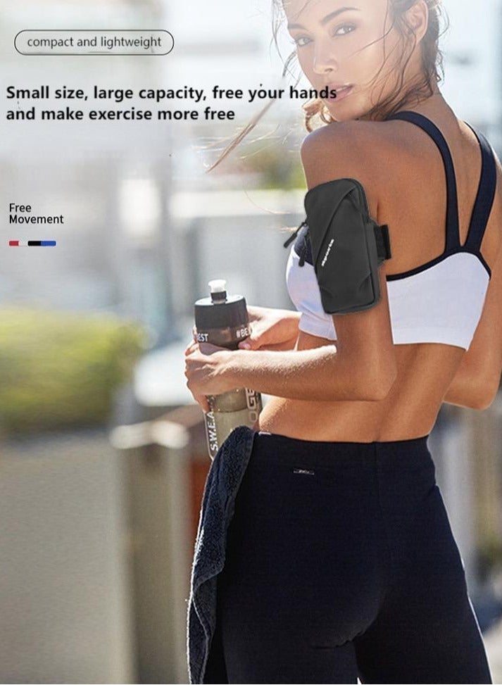 Generic Waterproof Sports Armband】Running Phone Holder for Arm, Unisex Adjustable Arm Strap, Wrist Pouch for Outdoor Workouts, Fits Most Phones - Image 2