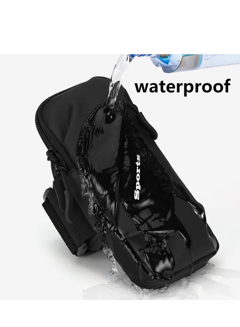 Generic Waterproof Sports Armband】Running Phone Holder for Arm, Unisex Adjustable Arm Strap, Wrist Pouch for Outdoor Workouts, Fits Most Phones - Image 3