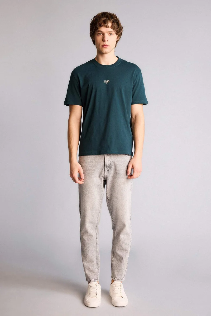 DeFacto Regular Fit Printed Short Sleeve T-Shirt