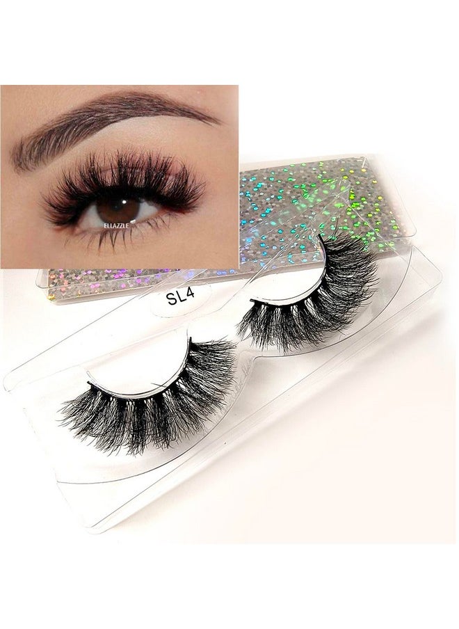 U-Hotmi - 12Mm Faux Mink Lashes 10 Pairs Natural Thick Lashes Pack Fluffy Wholesale Fales Eyelashes - Image 1